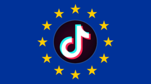 EU Flag and TikTok