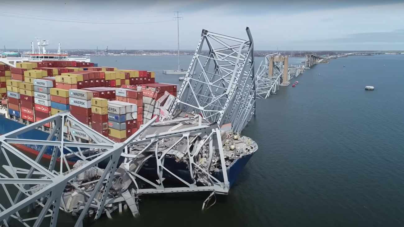 Baltimore Key Bridge Collapse Aftermath. (Photo Credit: NTSB)