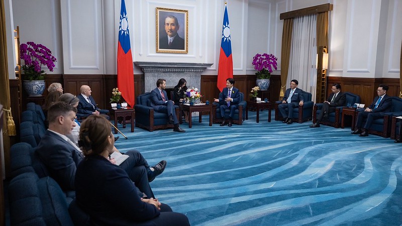 President Lai Ching-te hosts a delegation from the United States following the inauguration in Taiwan. (Photo Credit: president.gov.tw)